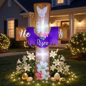 Blueweenly Easter display for porch or lawn celebrations.