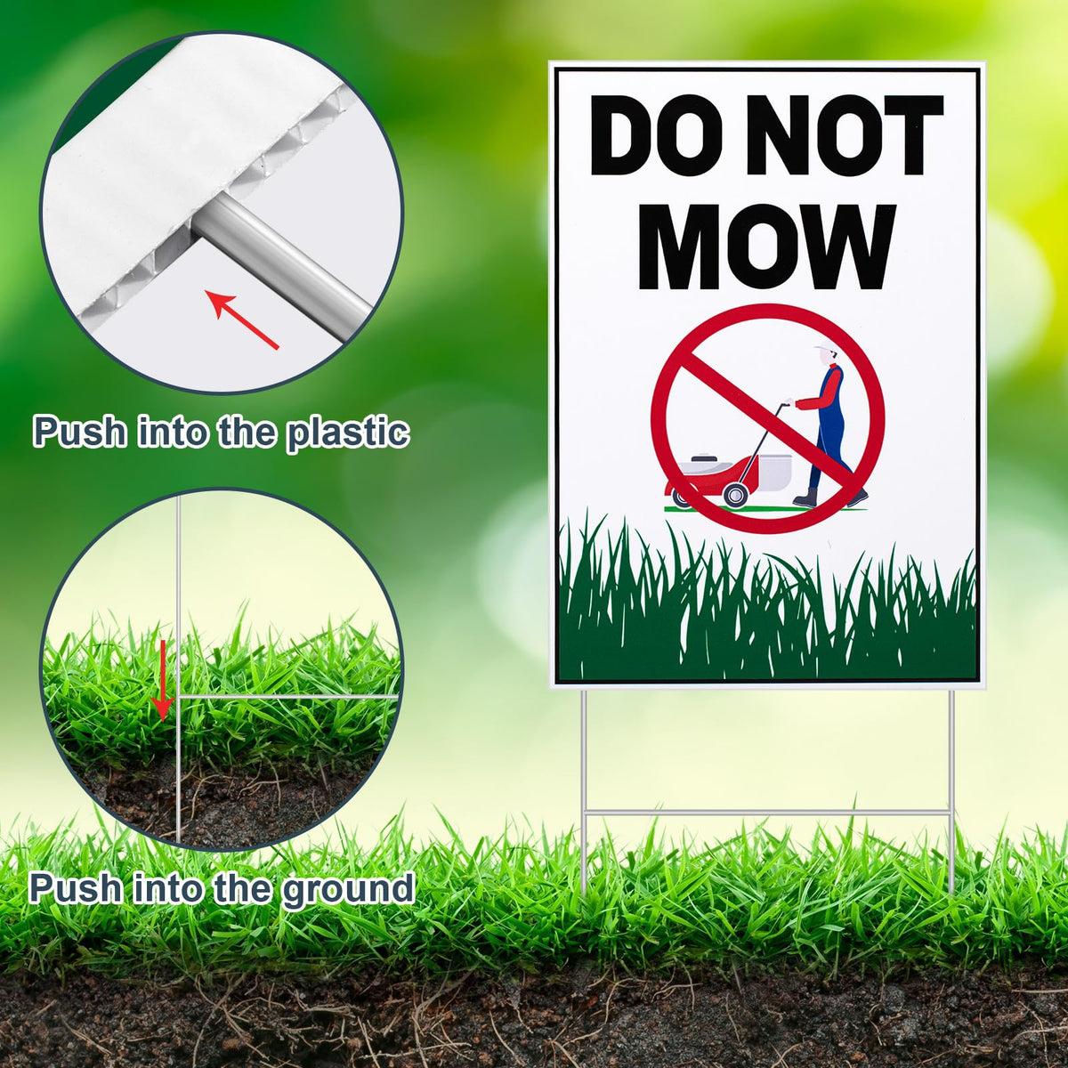 Blulu weatherproof UV-protected signs resist sun and rain for lasting outdoor use.