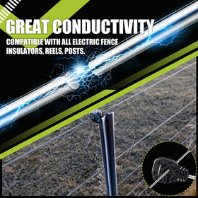 Blulu durable fence wire resists rain and snow for longevity.