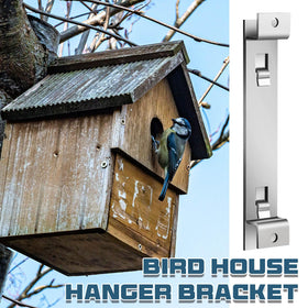 Blulu outdoor-use bracket supports nesting boxes and feeders in garden settings.