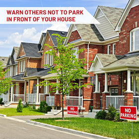 Blulu outdoor use weather resistant yard signs for lawn safety