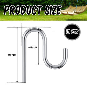 Blulu shed hooks 2-inch length keeps items secure while saving wall space