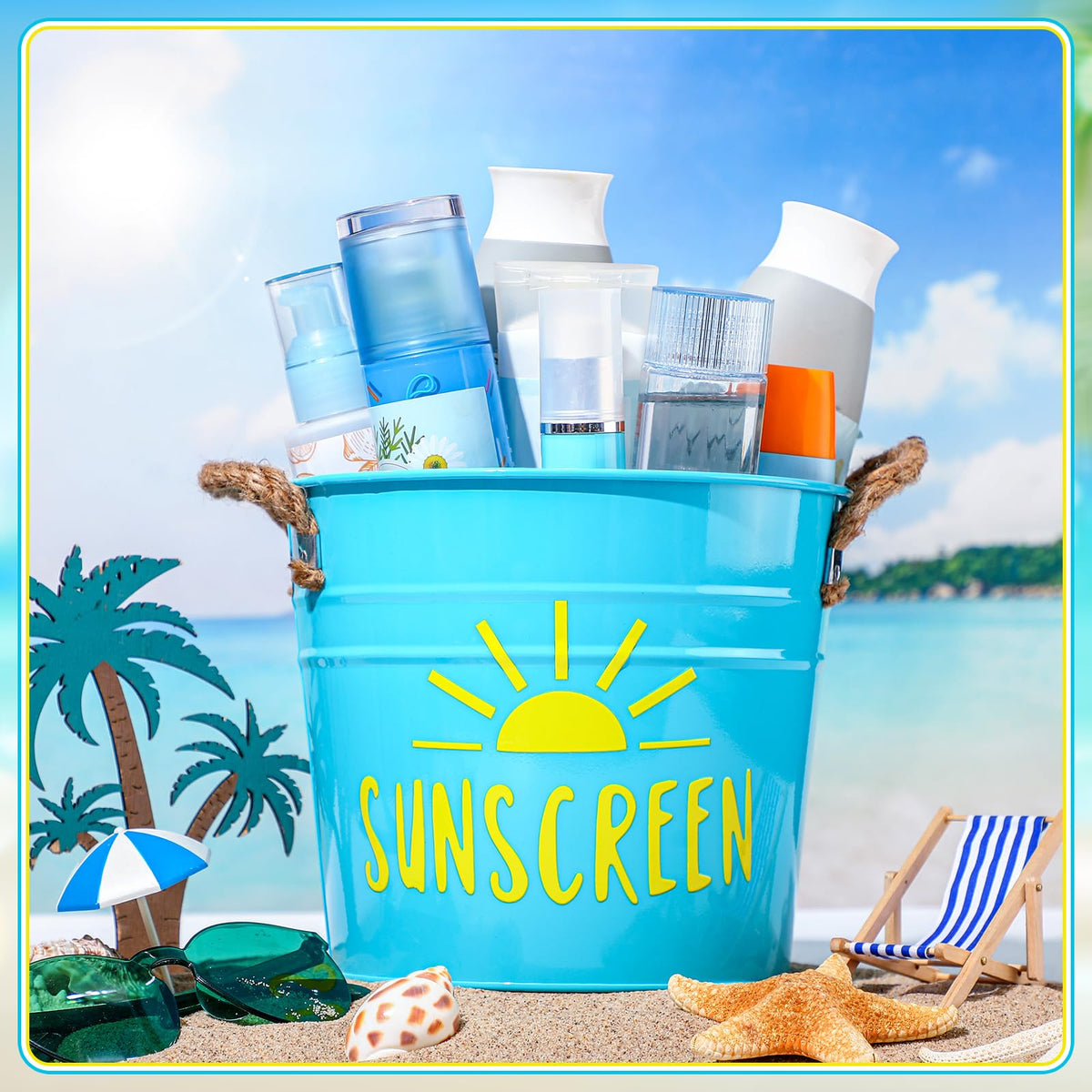 Blulu sunscreen organizer suited for both indoor and outdoor spaces