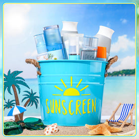 Blulu sunscreen organizer suited for both indoor and outdoor spaces