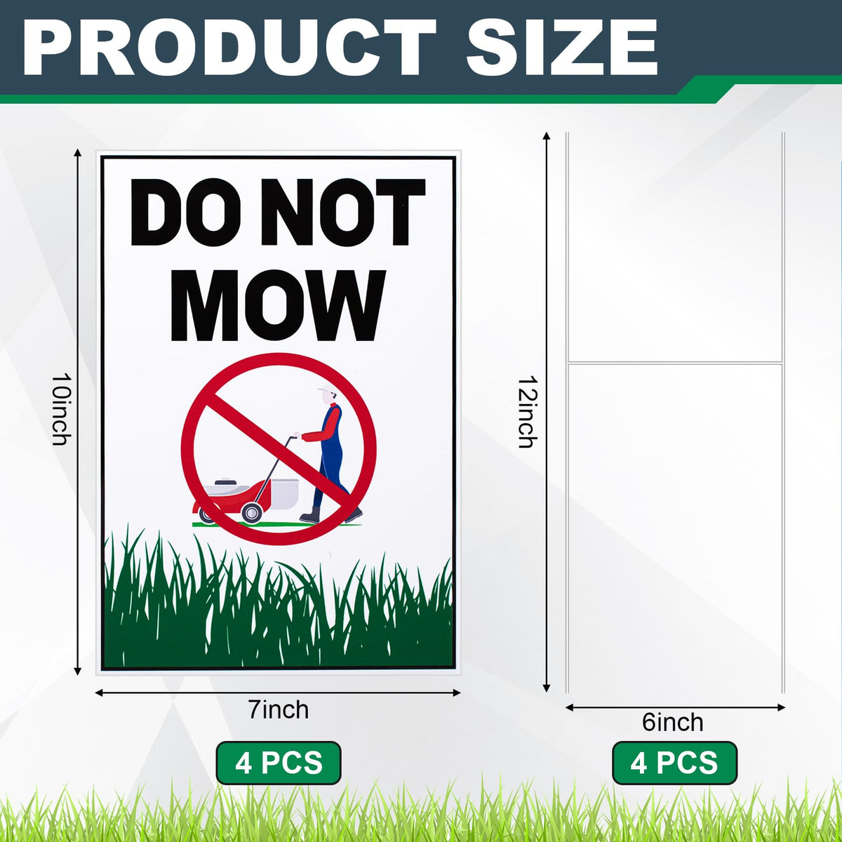 Blulu corrugated plastic yard sign, durable and reusable for seasonal use.