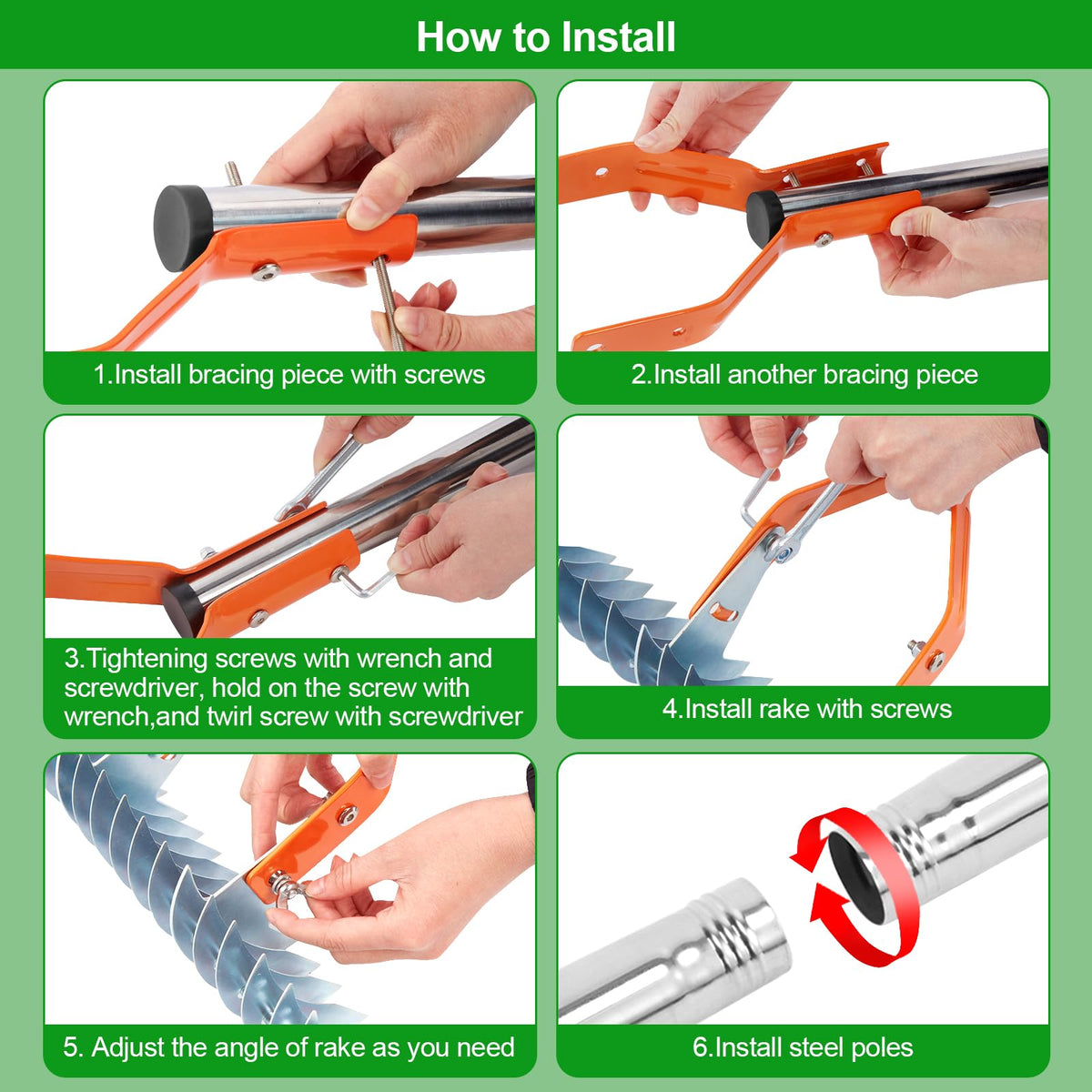 BlumWay lawn care multi-tool supports quick yard maintenance tasks