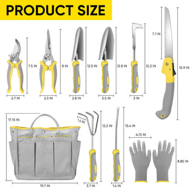 BlumWay thickened stainless steel blades for durable, rust-resistant gardening