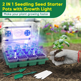 BlumWay USB or plug-in power keeps the grow light ready when needed.