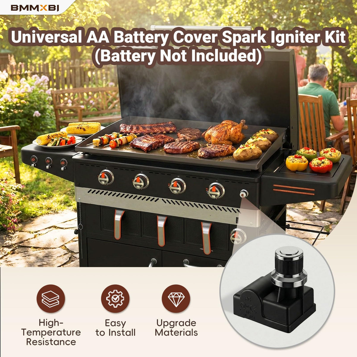 BMMXBI universal fit for Blackstone 36-inch griddles with air fryer.