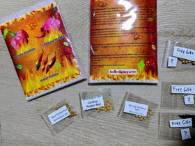 Bmore Spicy Carolina Reaper seeds for indoor starts or sunny outdoor beds.