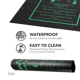 BN-LINK seedling heat mat with waterproof surface resists spills for indoor use