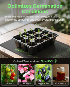 BN-LINK Seedling Heat Mat rollable for compact storage when not in use.