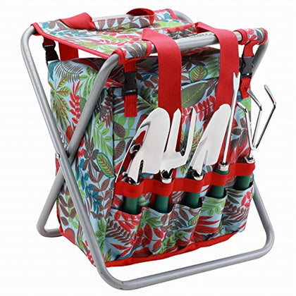 Bo-Toys folding-seat garden tool set for comfortable, hands-free gardening