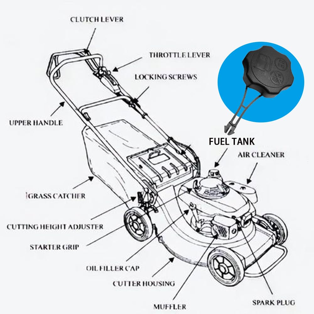 BOAISDHY package includes one fuel tank cap for quick replacement