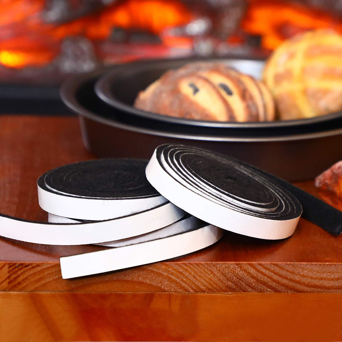 Boao poly-fiber seal tape resists heat and wear on outdoor grills