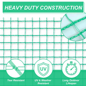 Boao garden protection mesh demonstrates easy setup for quick, temporary fencing.