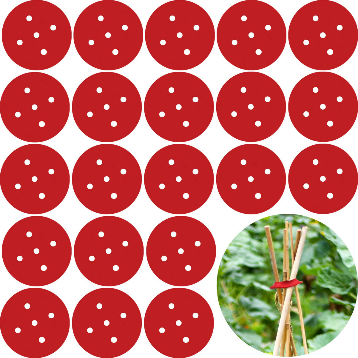 Boao plant support connectors with five holes for sturdy garden trellis construction