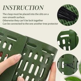 Boao plastic tree protectors provide durable shield for growing trees.