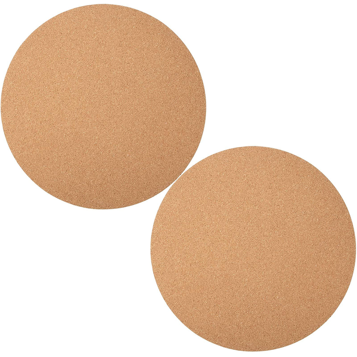Boao round cork mat under plant pot protects surfaces while absorbing condensation.