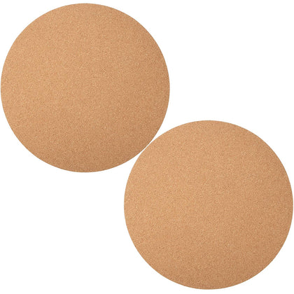 Boao round cork mat under plant pot protects surfaces while absorbing condensation.