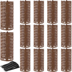 Boao tree trunk protector brown around trunk guarding against lawn equipment