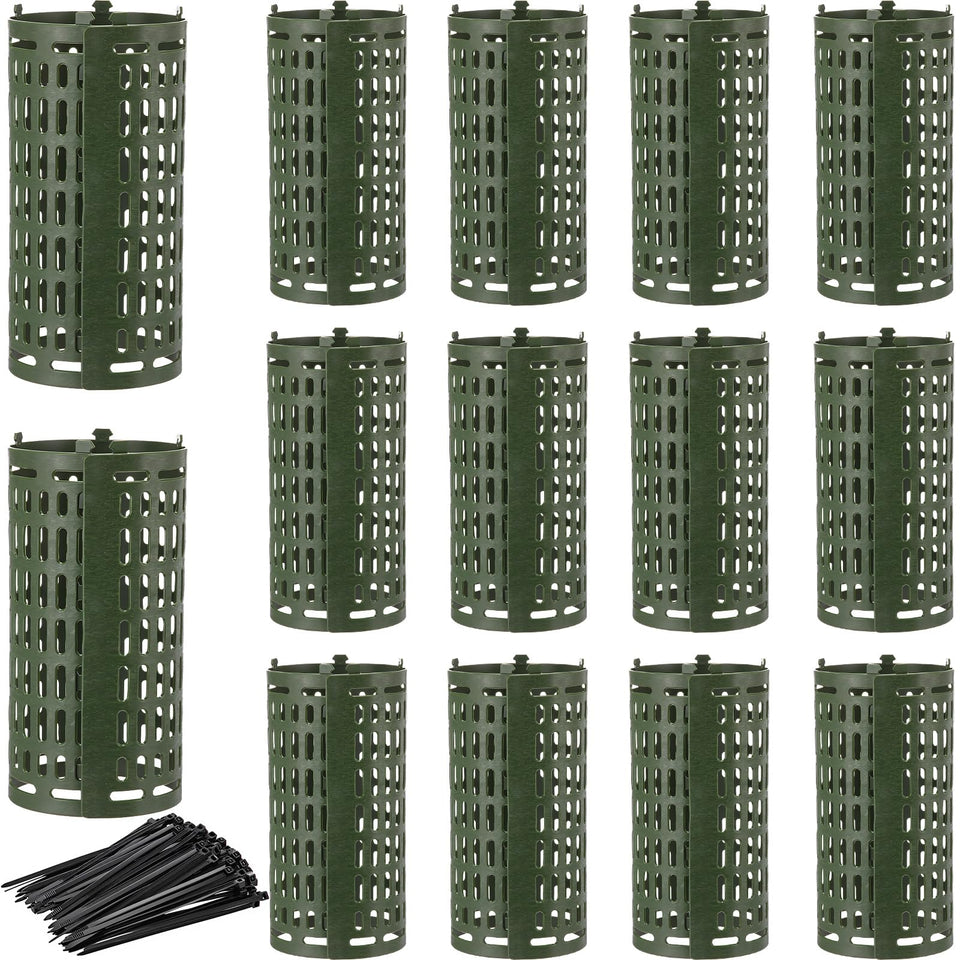 Boao tree trunk protector green protects trunks from trimmers and damage.
