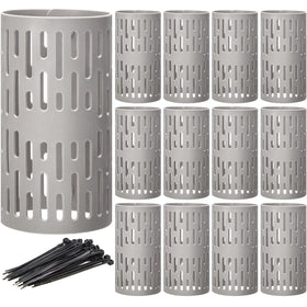 Boao tree trunk protectors guard saplings from trimmers in grey.