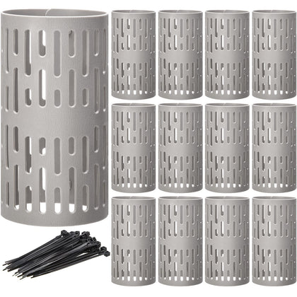 Boao tree trunk protectors guard saplings from trimmers in grey.