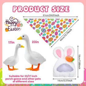 BOARDFEB Goose outfit includes saliva towel for a playful, themed accessory.
