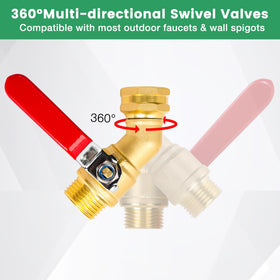 BoArt full-flow ball valve demonstrates unobstructed water pressure.