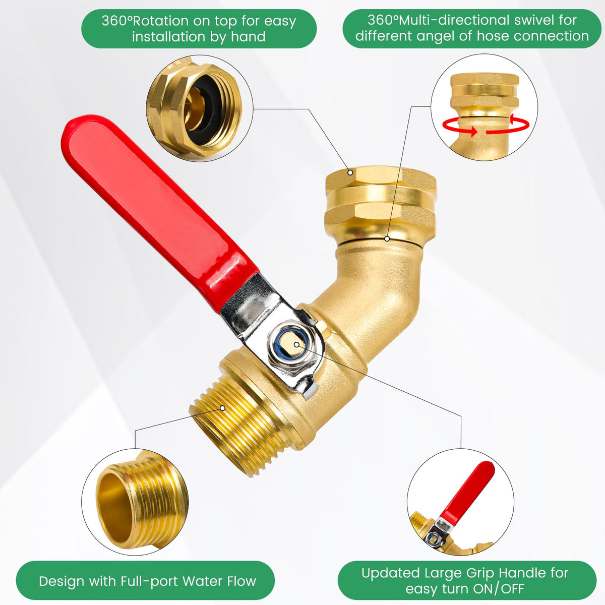 BoArt thickened brass construction emphasizes durable, weather-ready use.