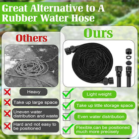 BobbleT connects multiple hoses for a customizable drip system in gardens.