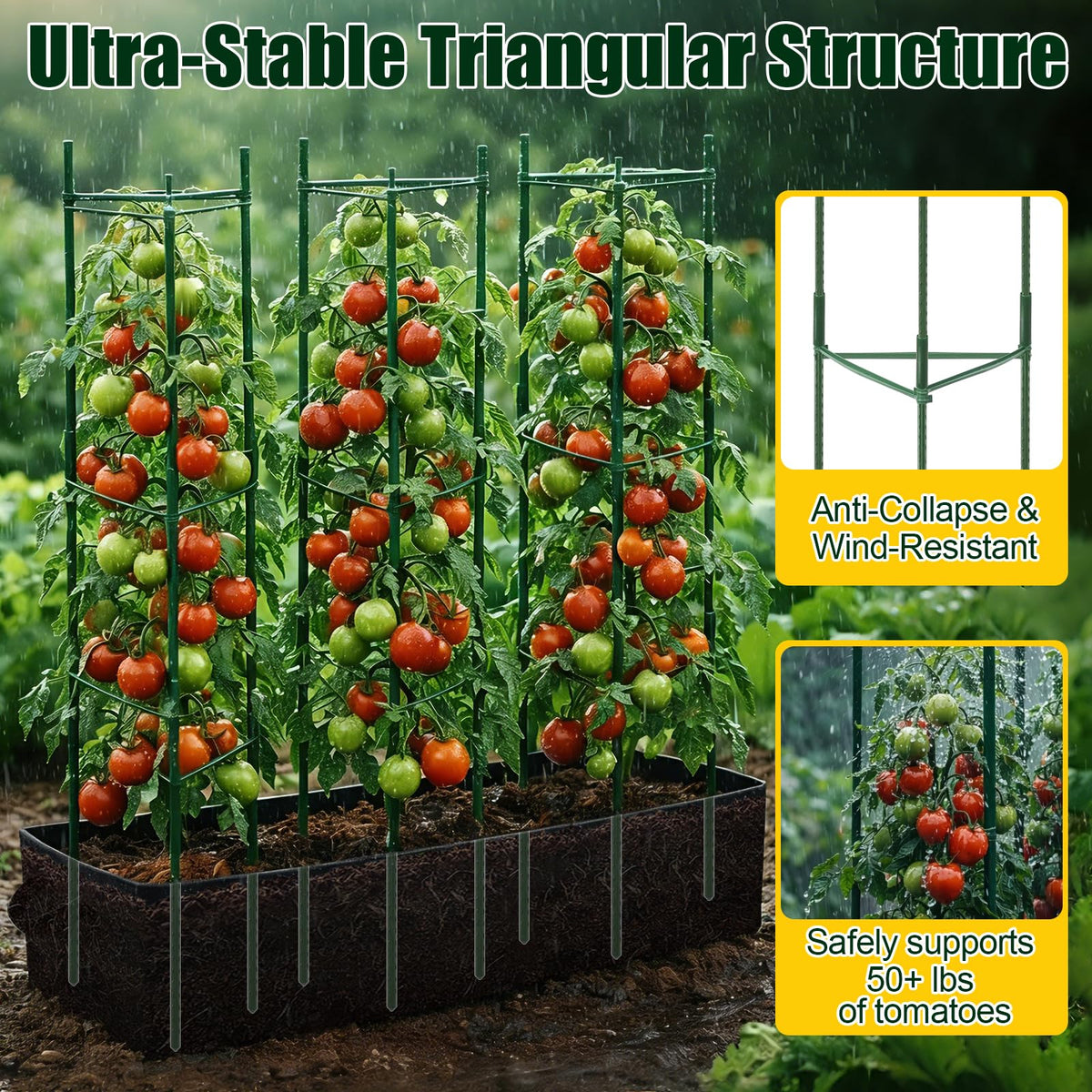BobbleT high-drainage grow bed with open-root design