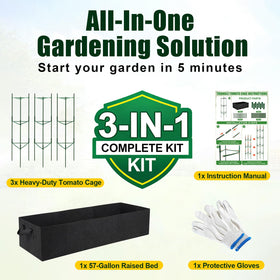 BobbleT protective gloves included for comfortable gardening