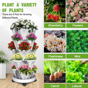 Bociks planter with wheels enables easy movement for flexible gardening