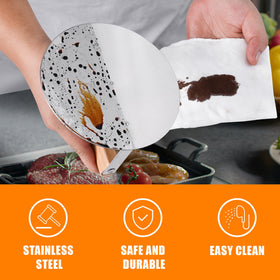 bodkar burger press non-stick surface for easy release