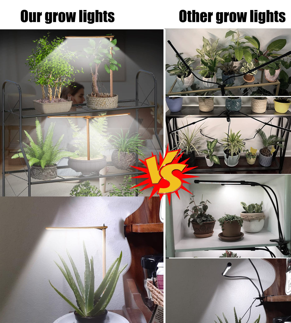bodkar indoor gardening light on desk for herbs and greens