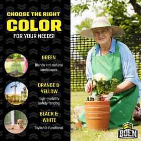 Boen UV-protected polyethylene material resists fading in outdoor conditions