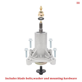 Boeray 5-point star blade mount for stable blade engagement.