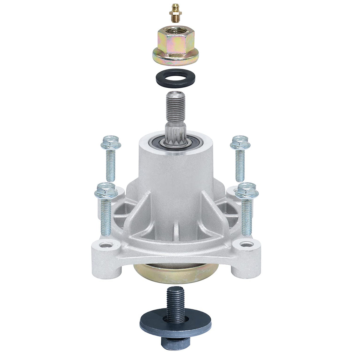 Boeray 2-pack spindle assembly includes dust cover for protection.
