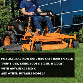 boeray spindle fits Turf Tiger, Sabre Tooth Tiger, Wildcat with Advantage deck
