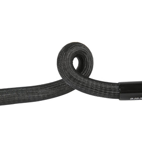 Boersite lead-in hose connected to an RV faucet in outdoor setup