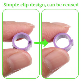 BOHUIZ clip-on leg rings for tool-free ID in minutes.