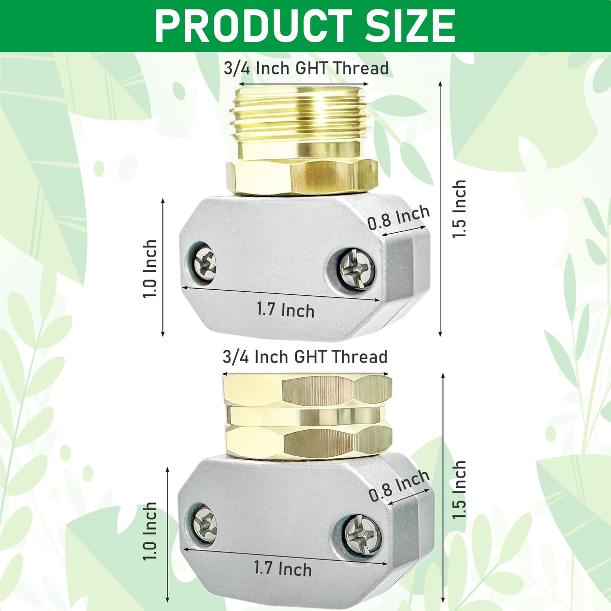 Boinio rubber washers seal connections for reliable leak resistance during watering tasks