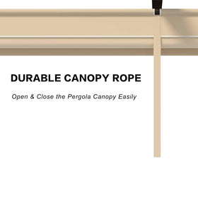 BOJAVOM beige canopy top close-up of easy installation