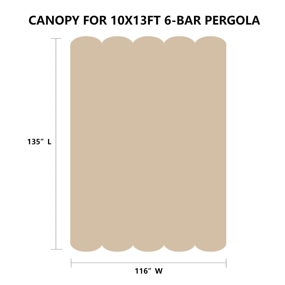 BOJAVOM pergola shade cover UV protection blocks up to 95 percent