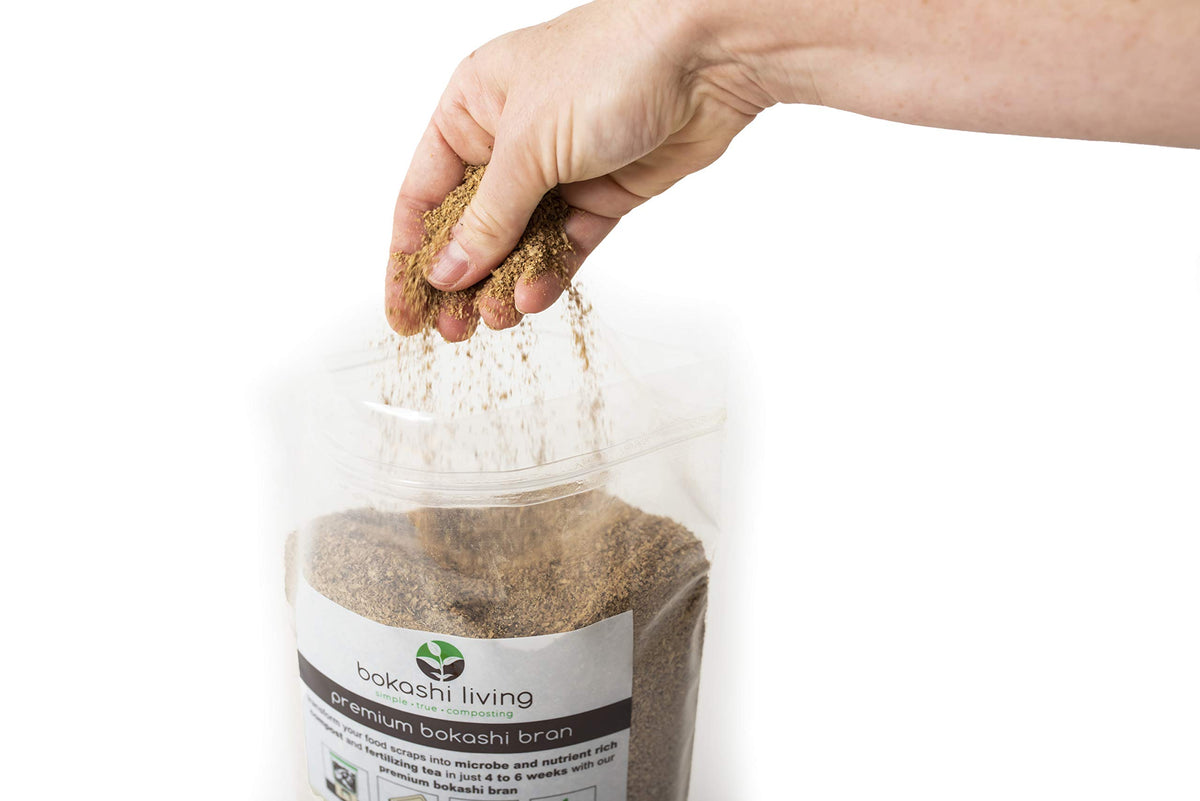 Bokashi Living easy at-home setup for ongoing waste fermentation.