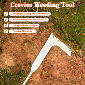 BokingOne ergonomic handle close-up showcases non-slip grip for comfortable extended weeding.