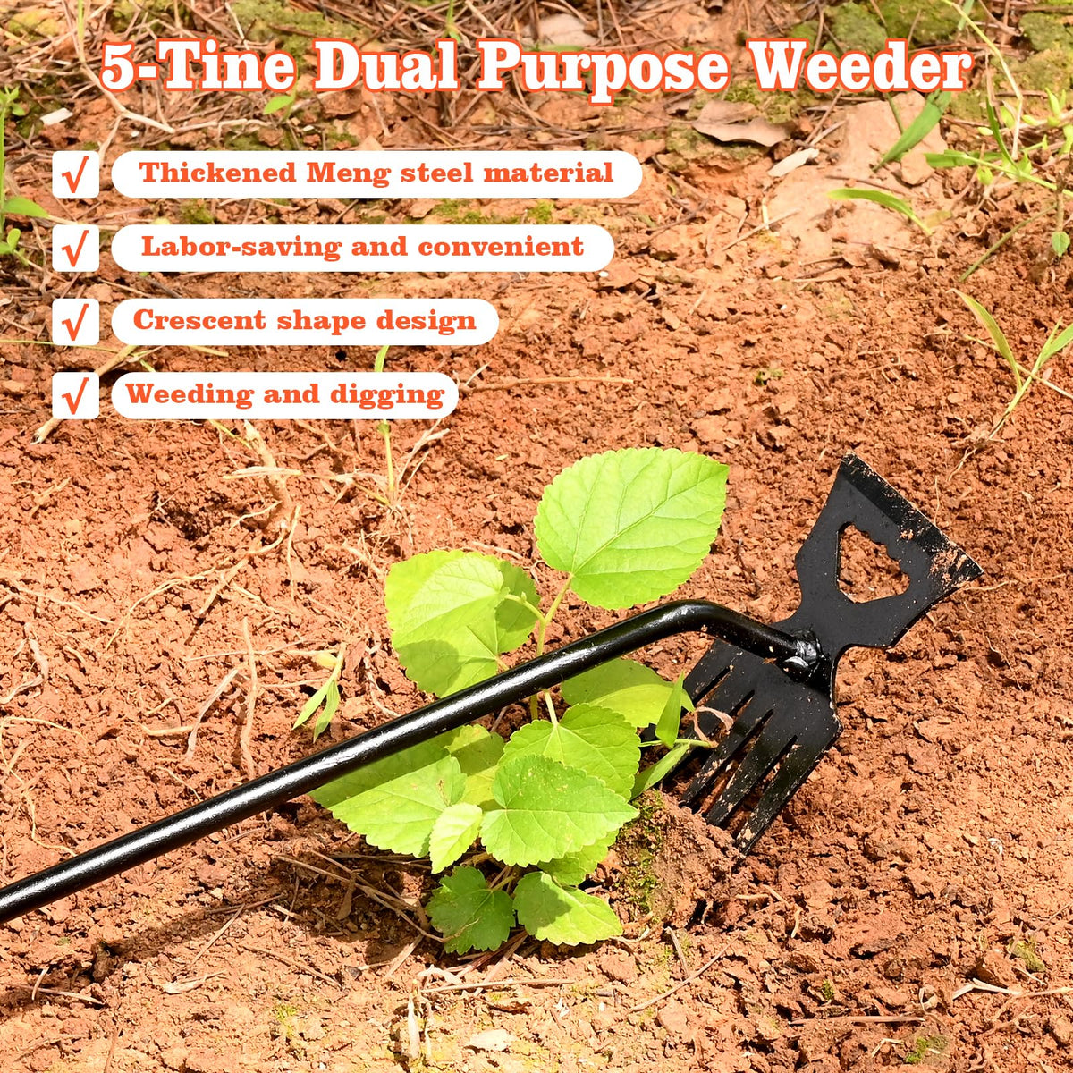 BokingOne manganese steel weeder highlighting durability for tough soil.