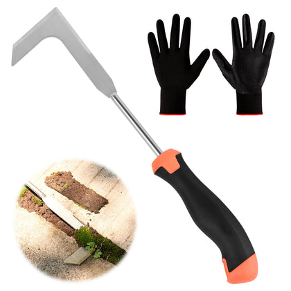 BokingOne patio crack weeder blade close-up for precise weed removal in tight gaps.